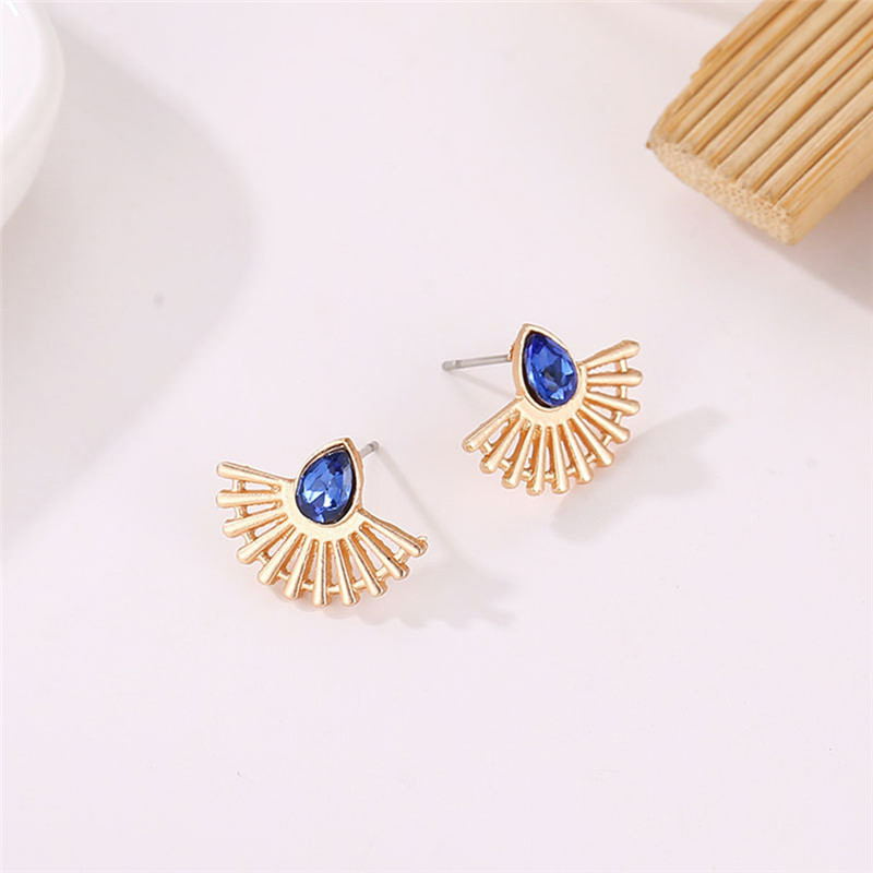 Pendientes de abanico Art Deco - Pendientes bohemios
