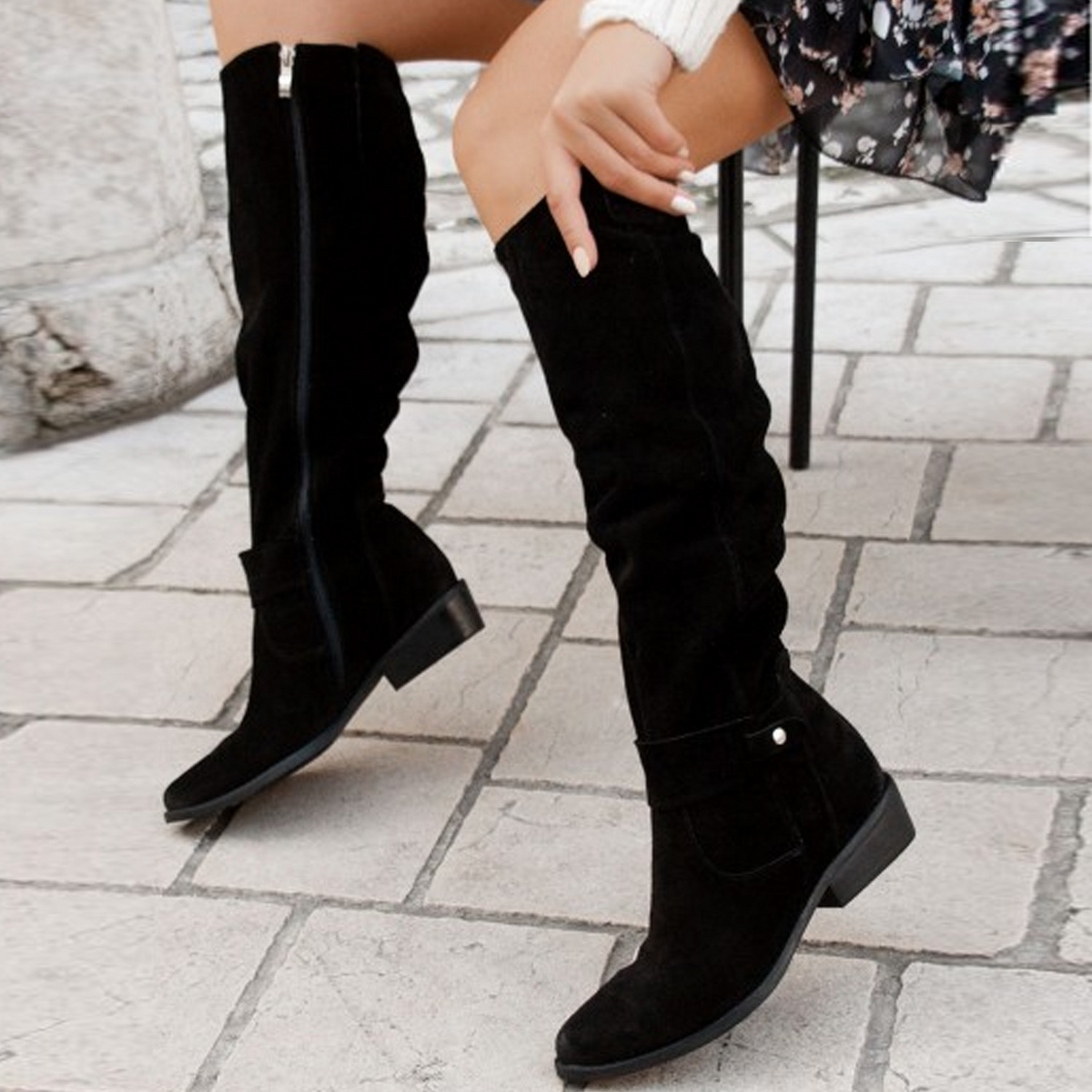 Terina – Botas casuales hasta la rodilla para mujeres