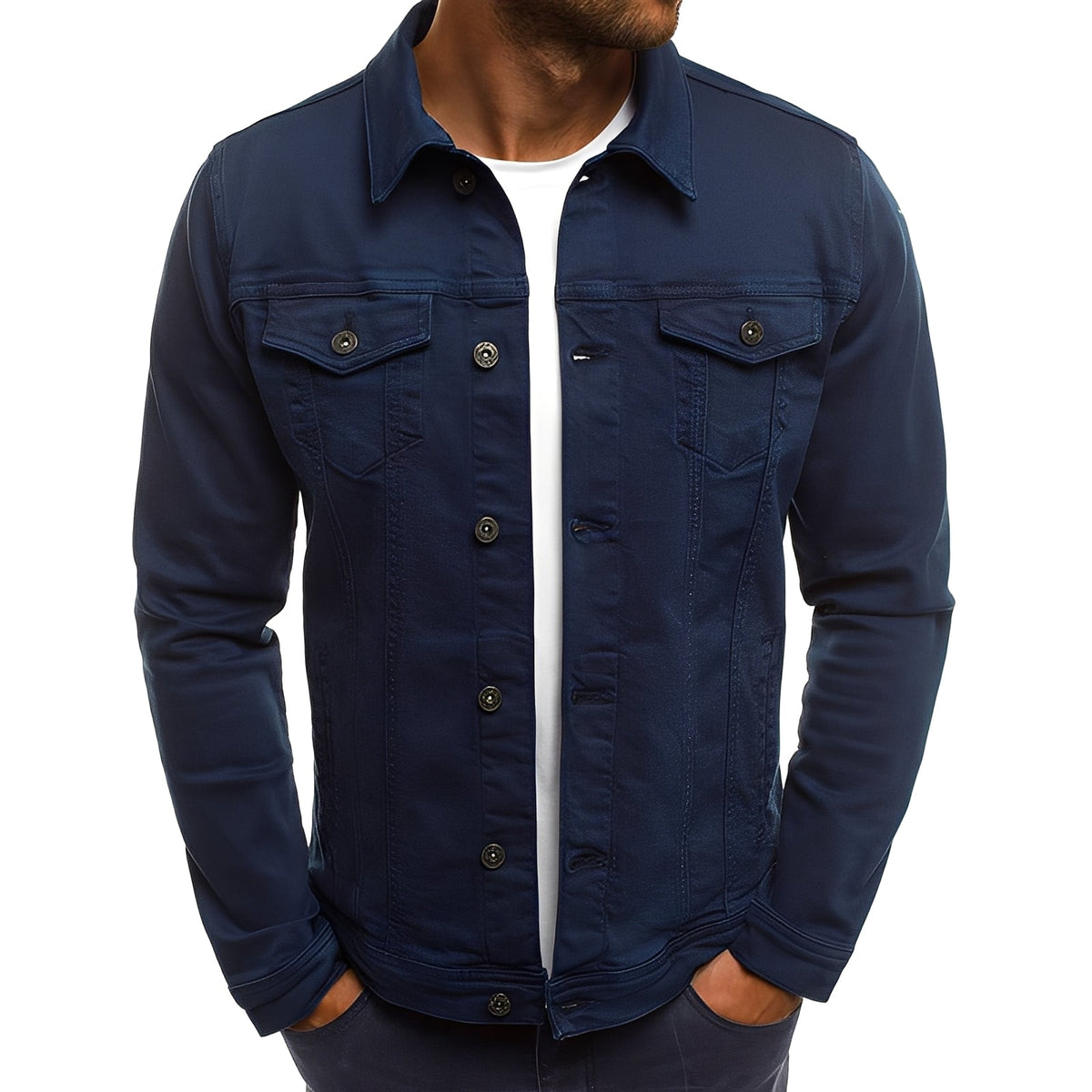 Steven - Chaqueta robusta con bolsillos