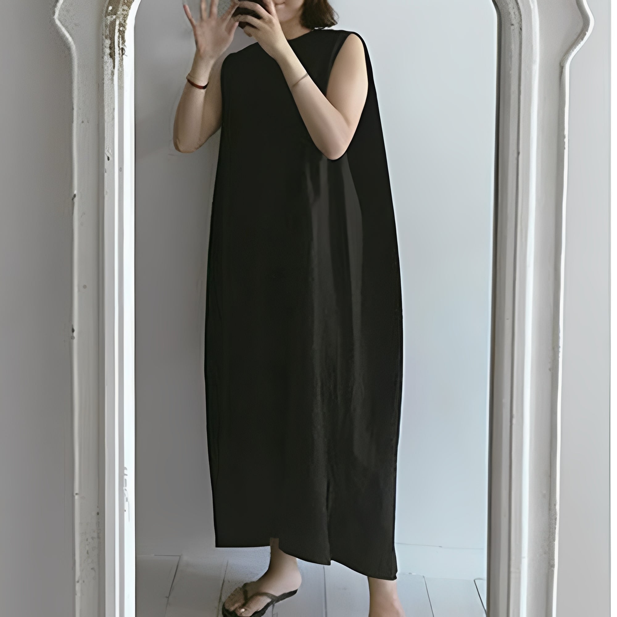 Carly - Elegante vestido plisado sin mangas para mujeres