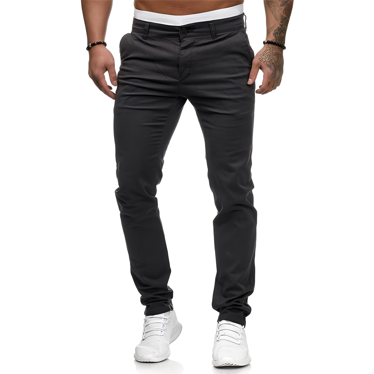 Colby - Pantalones cómodos de corte ajustado