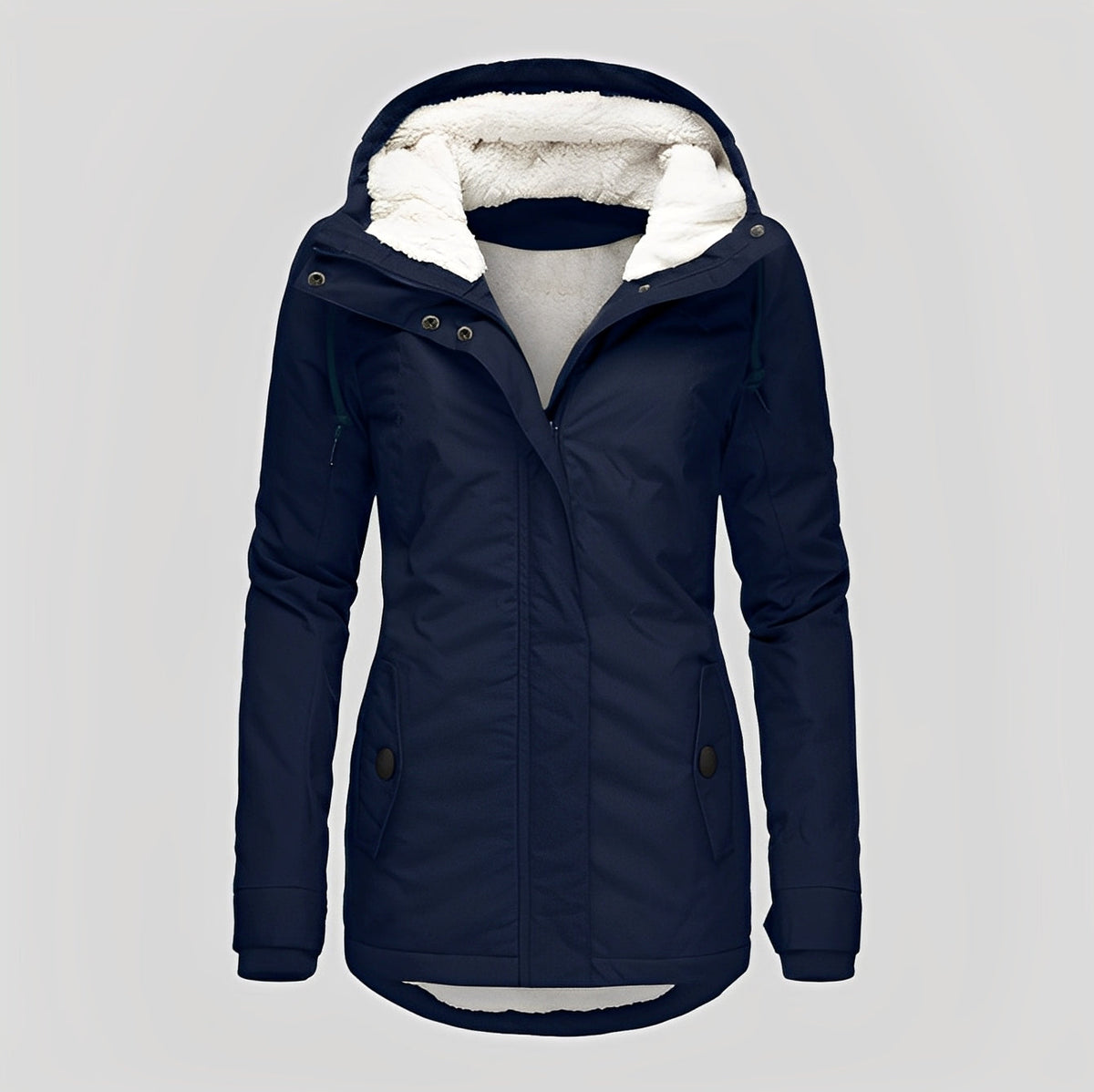Earleen - Chaqueta cómoda y cálida con capucha