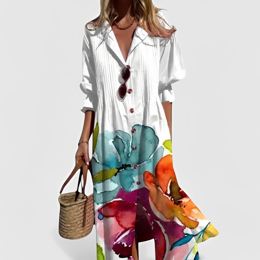 Millie - Vestido midi con estampado floral elegante