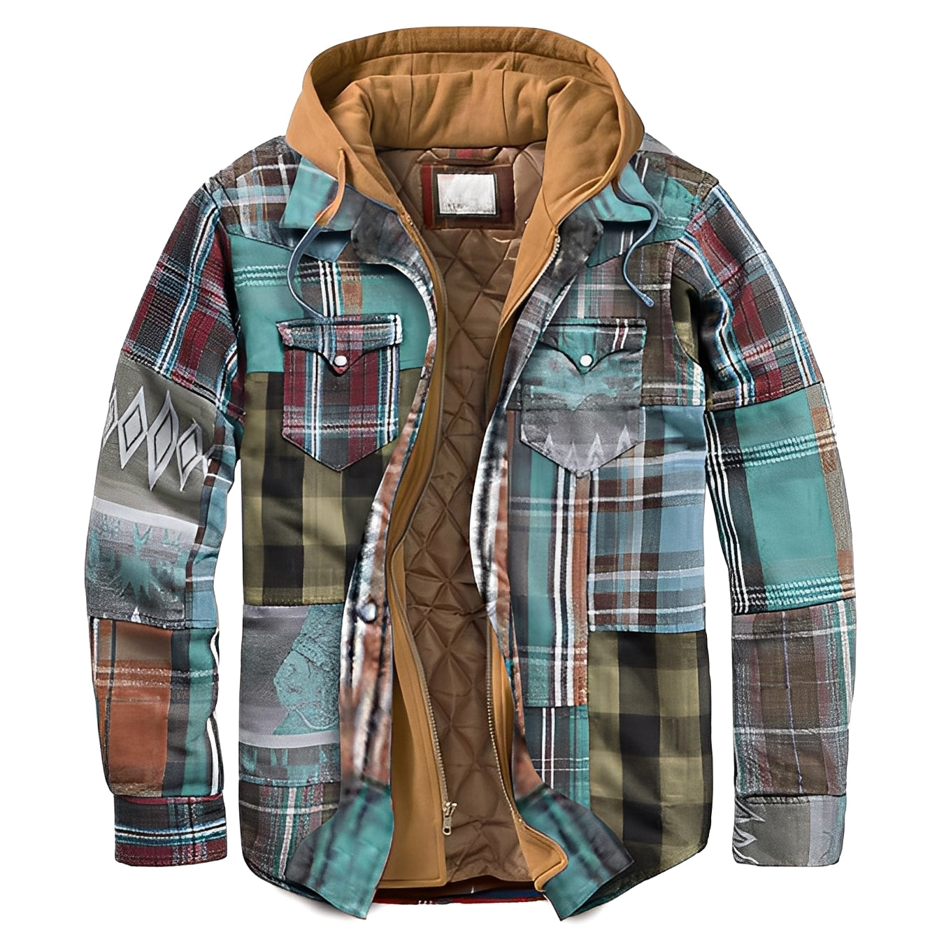 Flynn - Chaqueta moderna con capucha