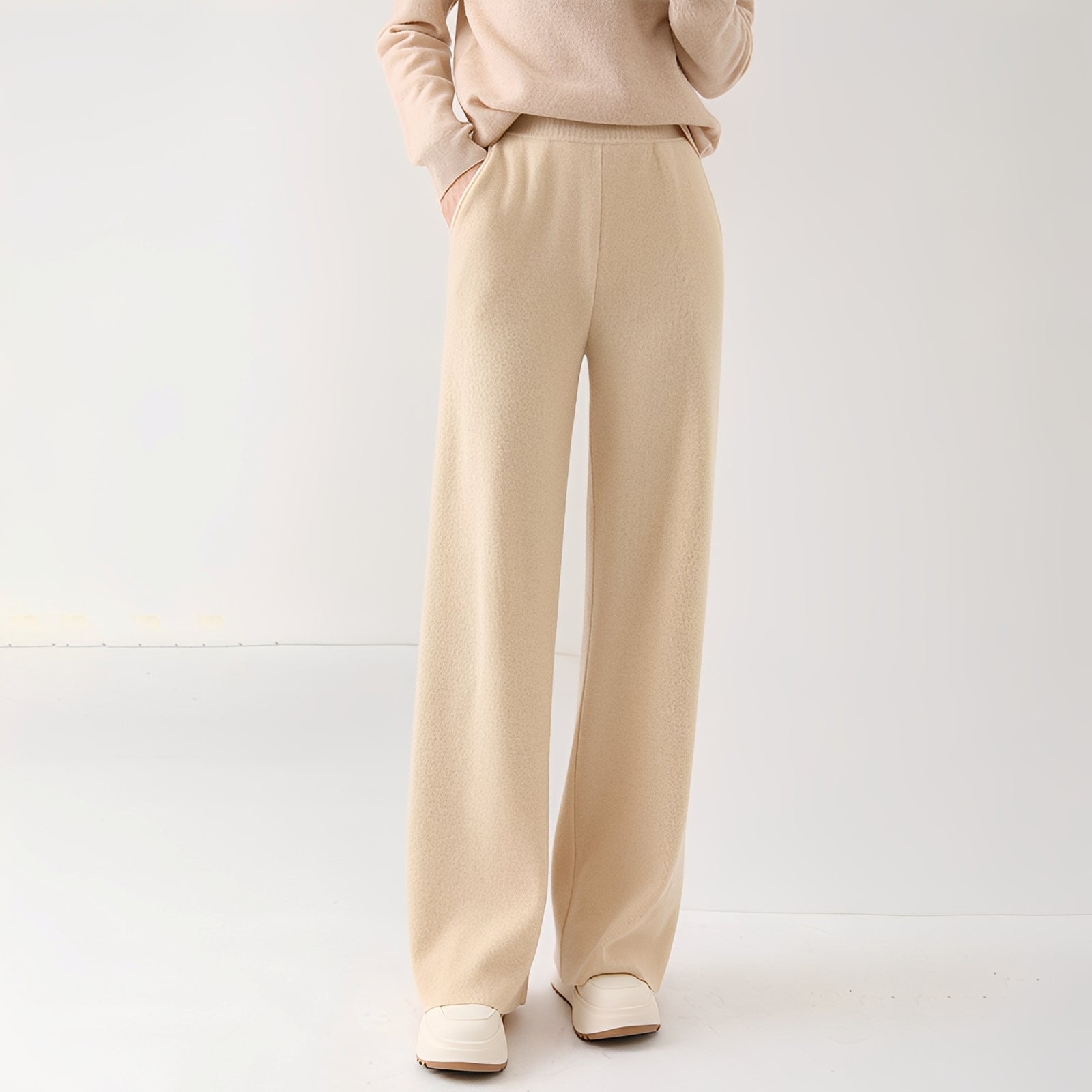 Jamie - Pantalones Formales de Cintura Alta
