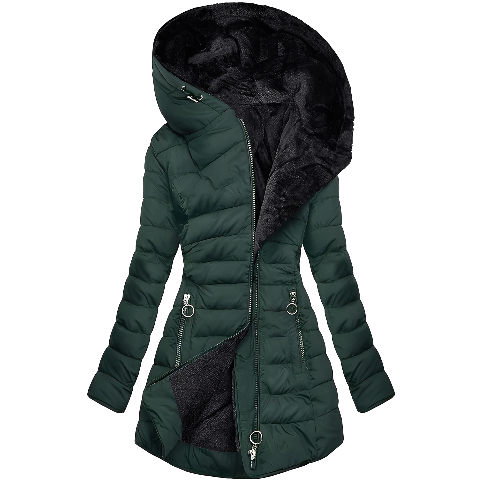 Jasmine - Chaqueta moderna con capucha