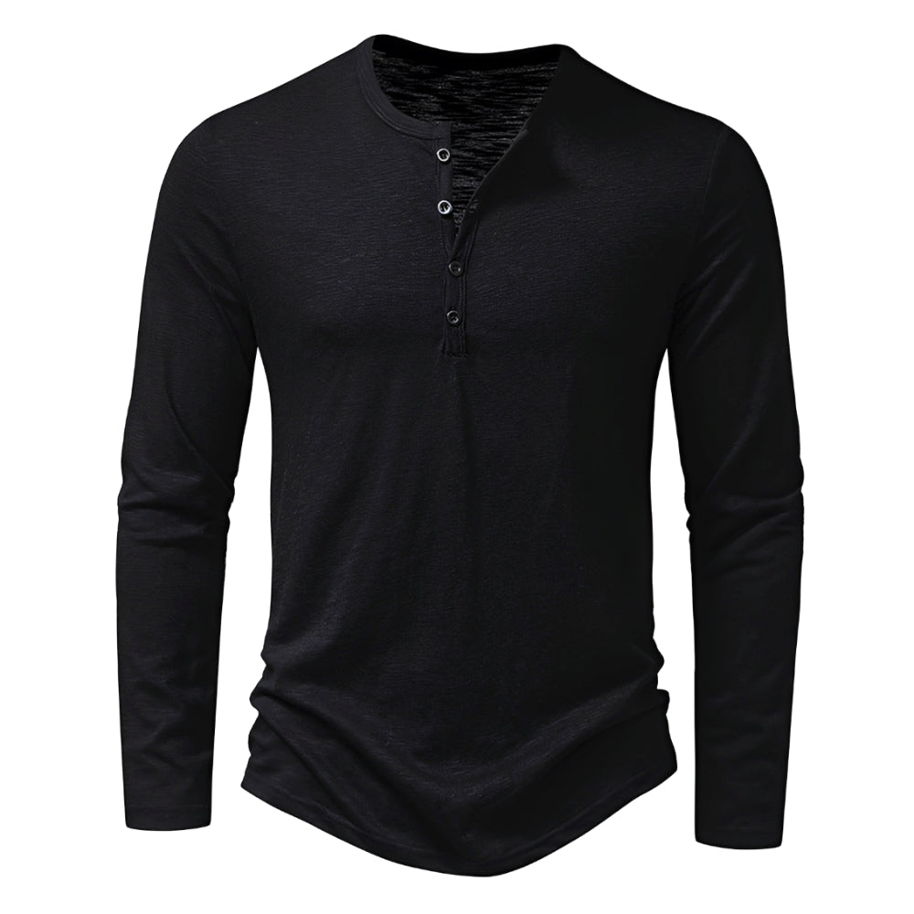 Randall – Camisa casual con mangas largas para hombres