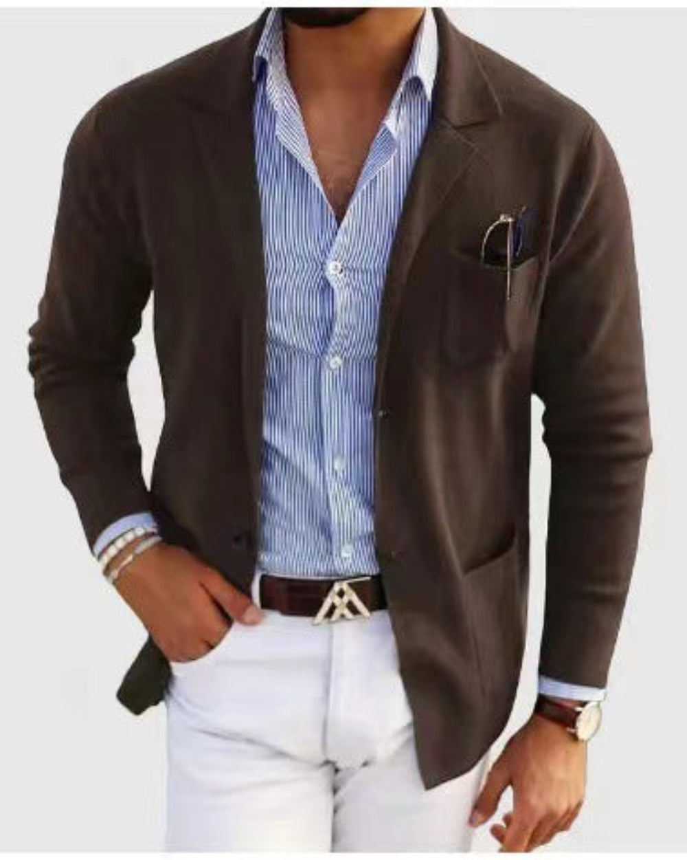 Daniel - Blazer Hombre Con Bolsillos De Solapa Moderno