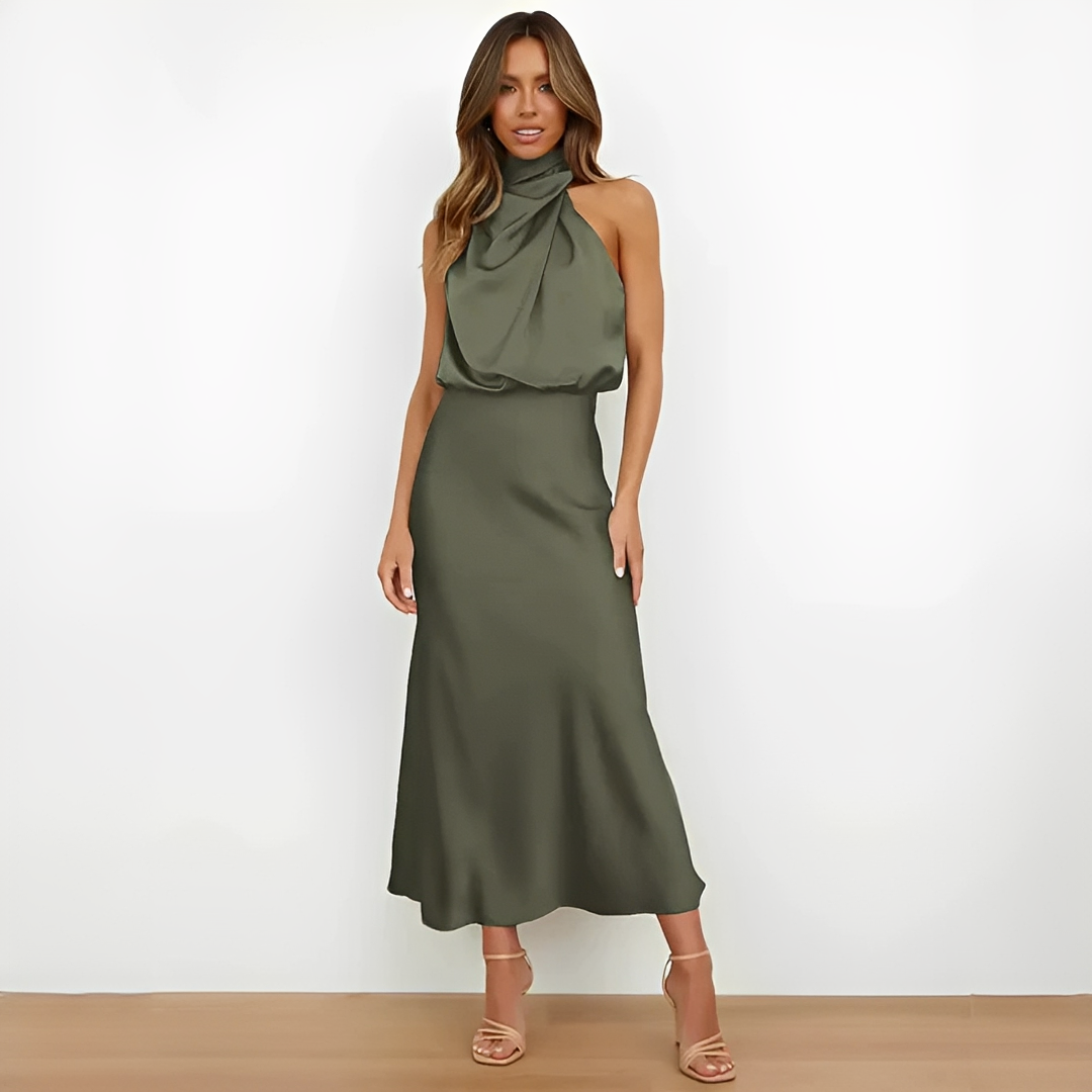 Malaika - Vestido midi sofisticado
