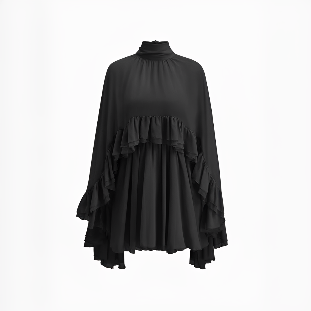 Zhuchin - Vestido moderno con volantes