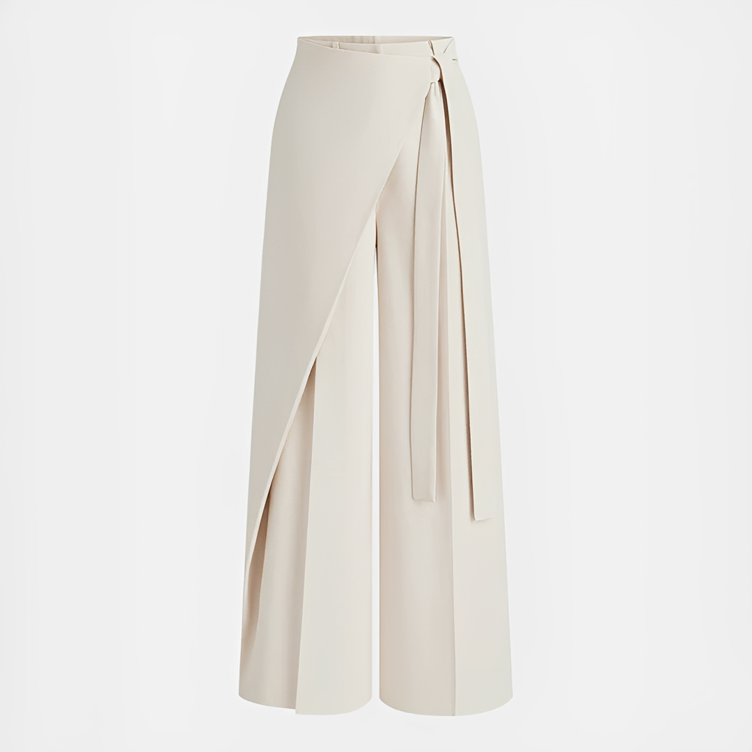 Leilani - Pantalones asimétricos de pierna ancha