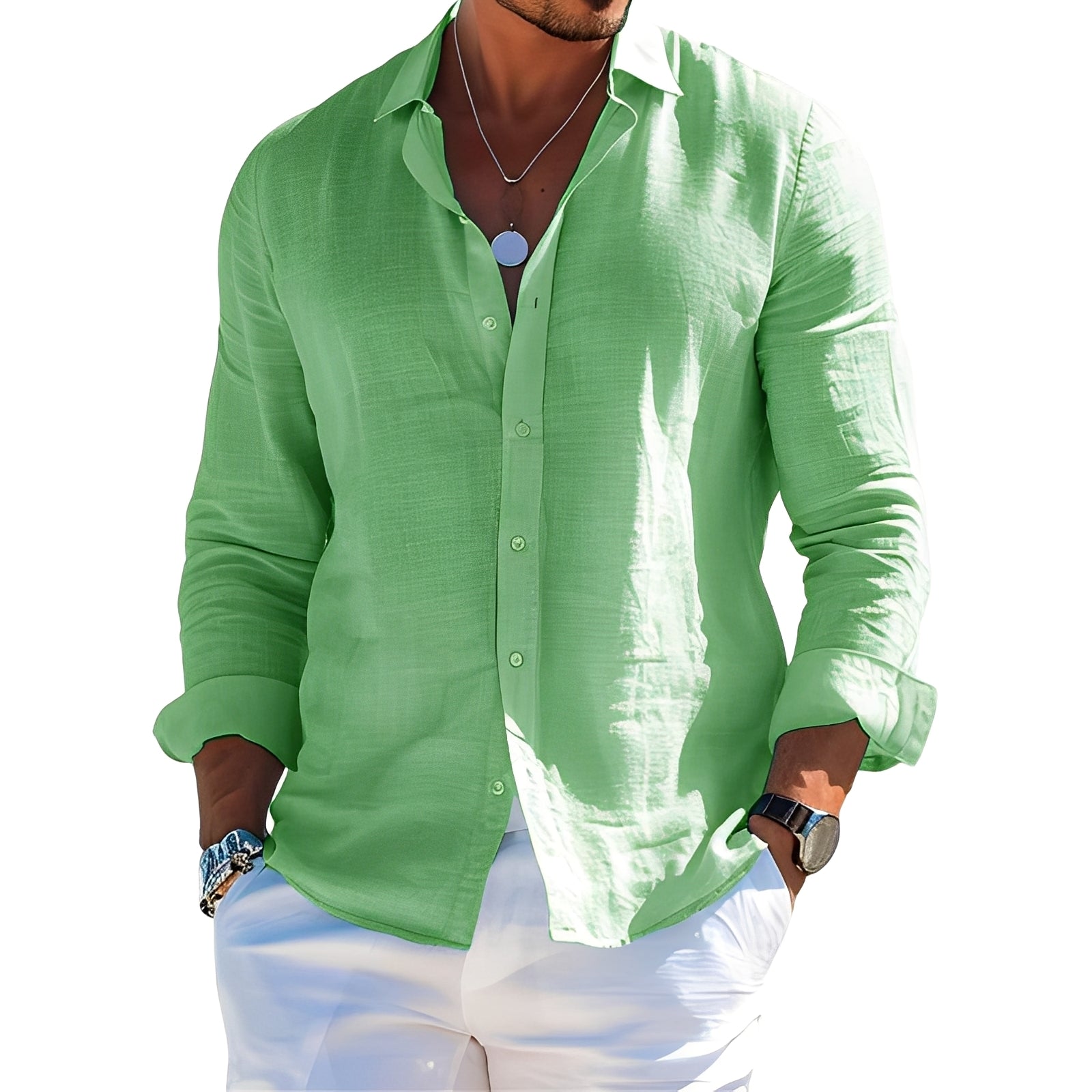 Félicien - Polo de manga larga cómodo