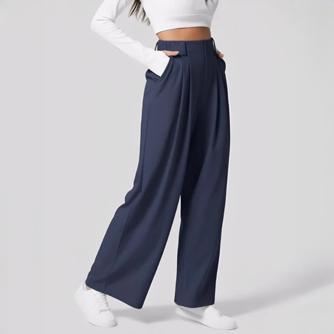 Montana - Pantalones elegantes de pierna ancha