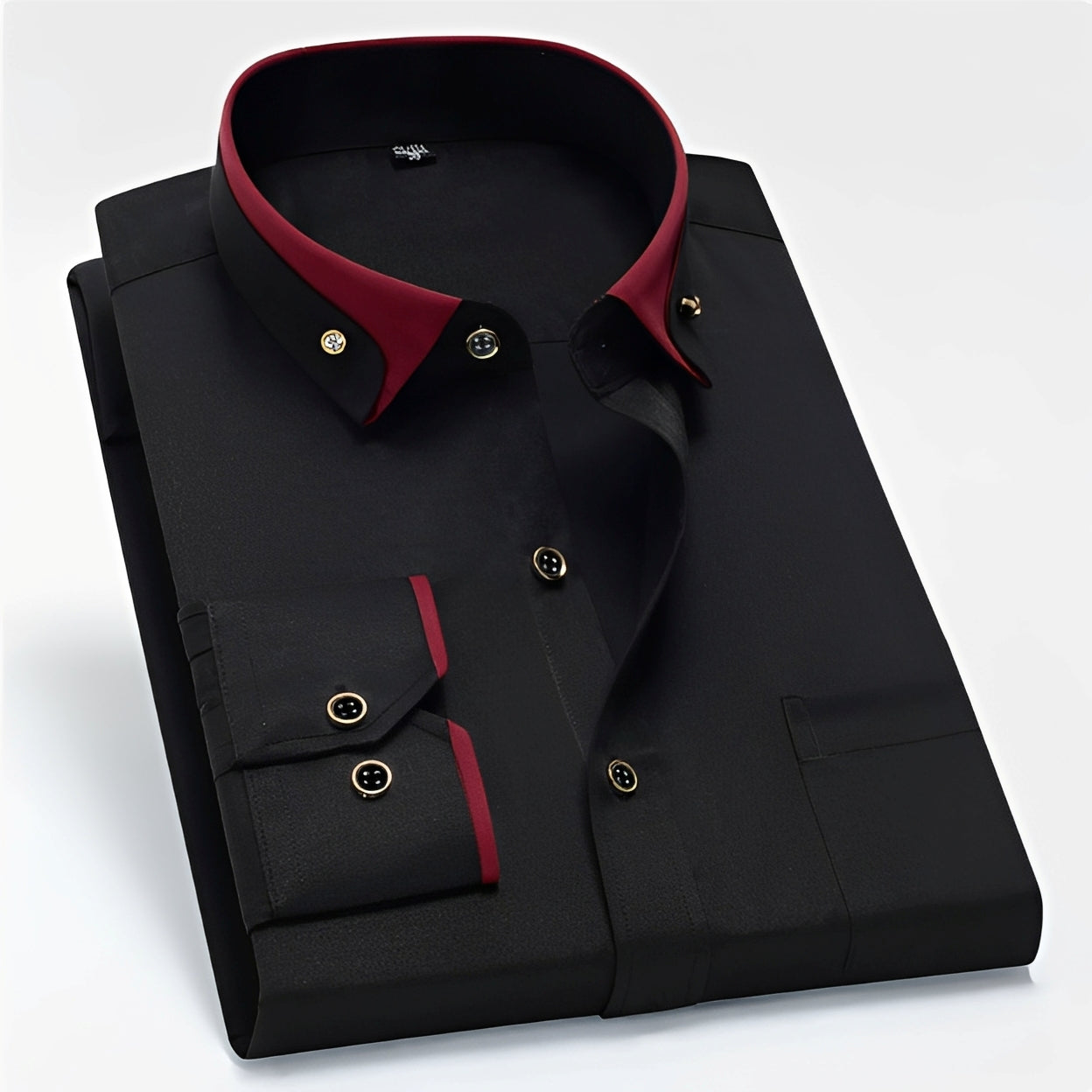 Nolhan - Camisa clásica de manga larga para hombres