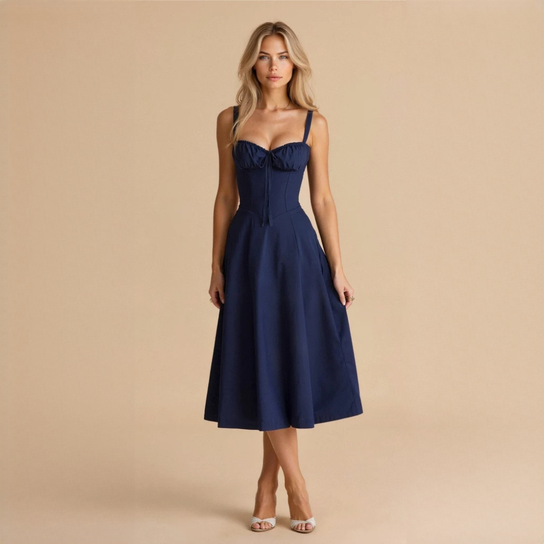 Liana - Vestido midi elegante