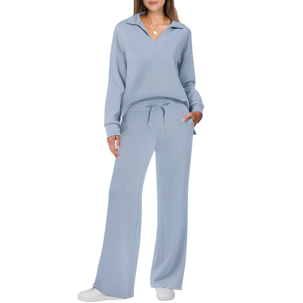 Carmena - Conjunto de pantalones cómodo y cálido