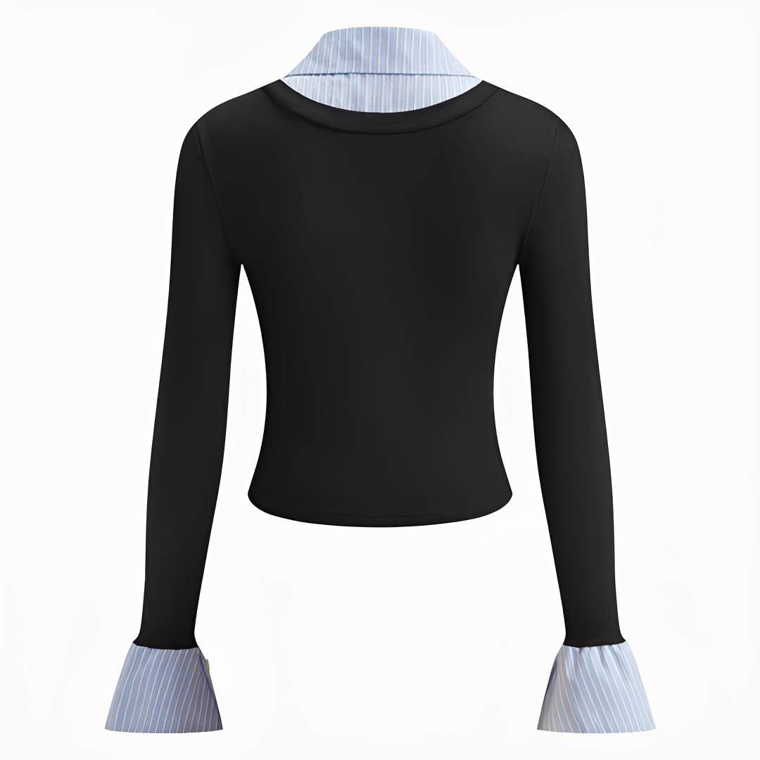 Venedita - Camisa Cómoda de Manga Larga