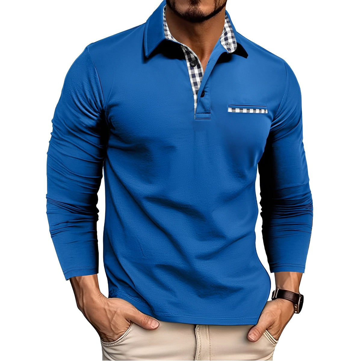 Charel - Camiseta de manga larga robusta