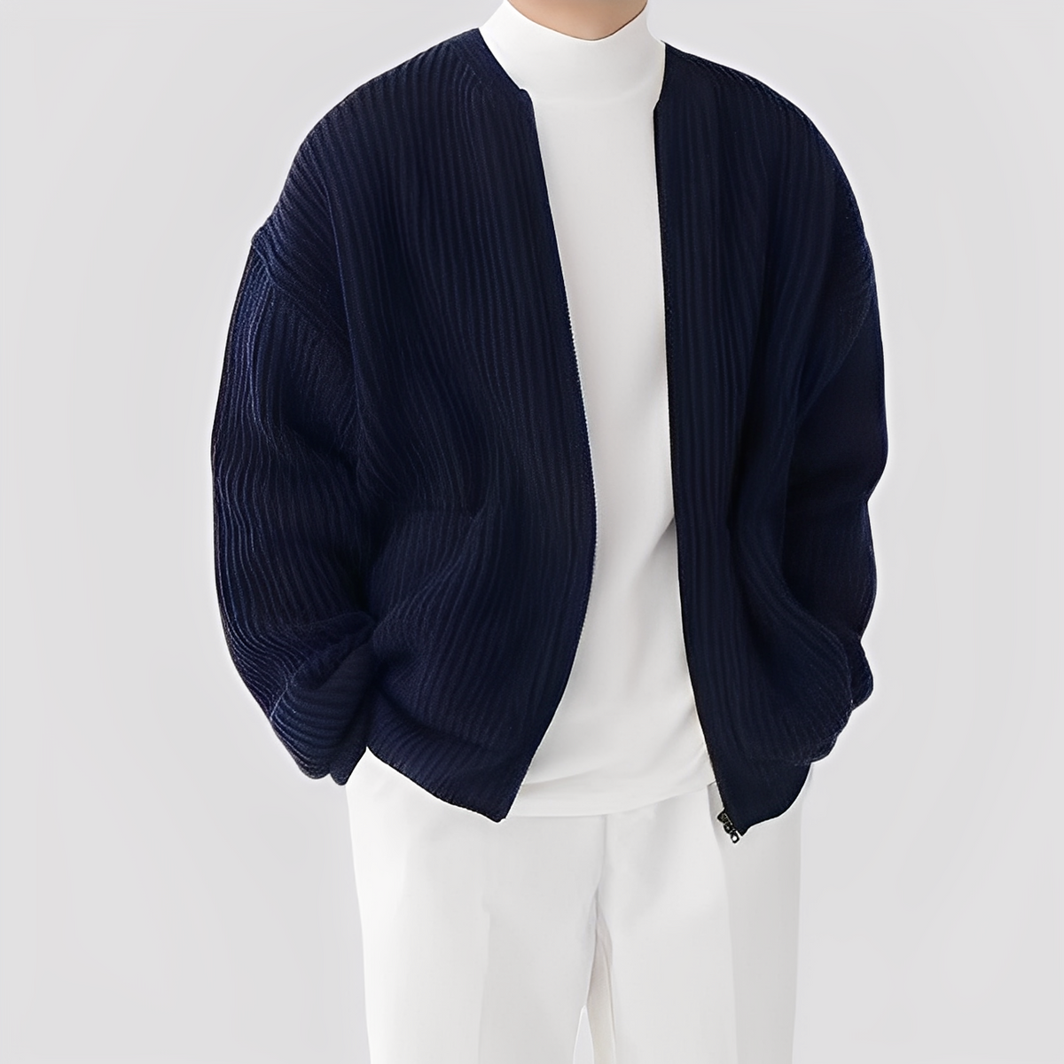 Willy - Chaqueta cómoda con cremallera