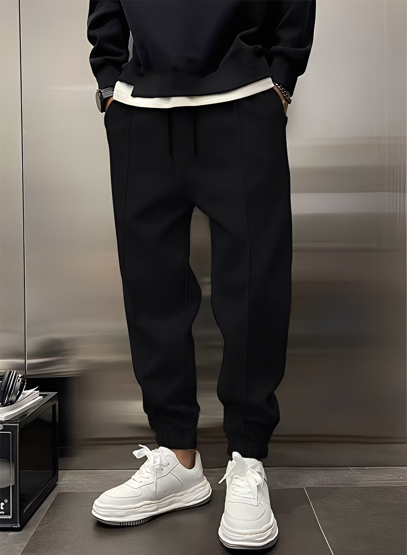 Philip - Pantalón Casual de Corte Amplio para Hombre