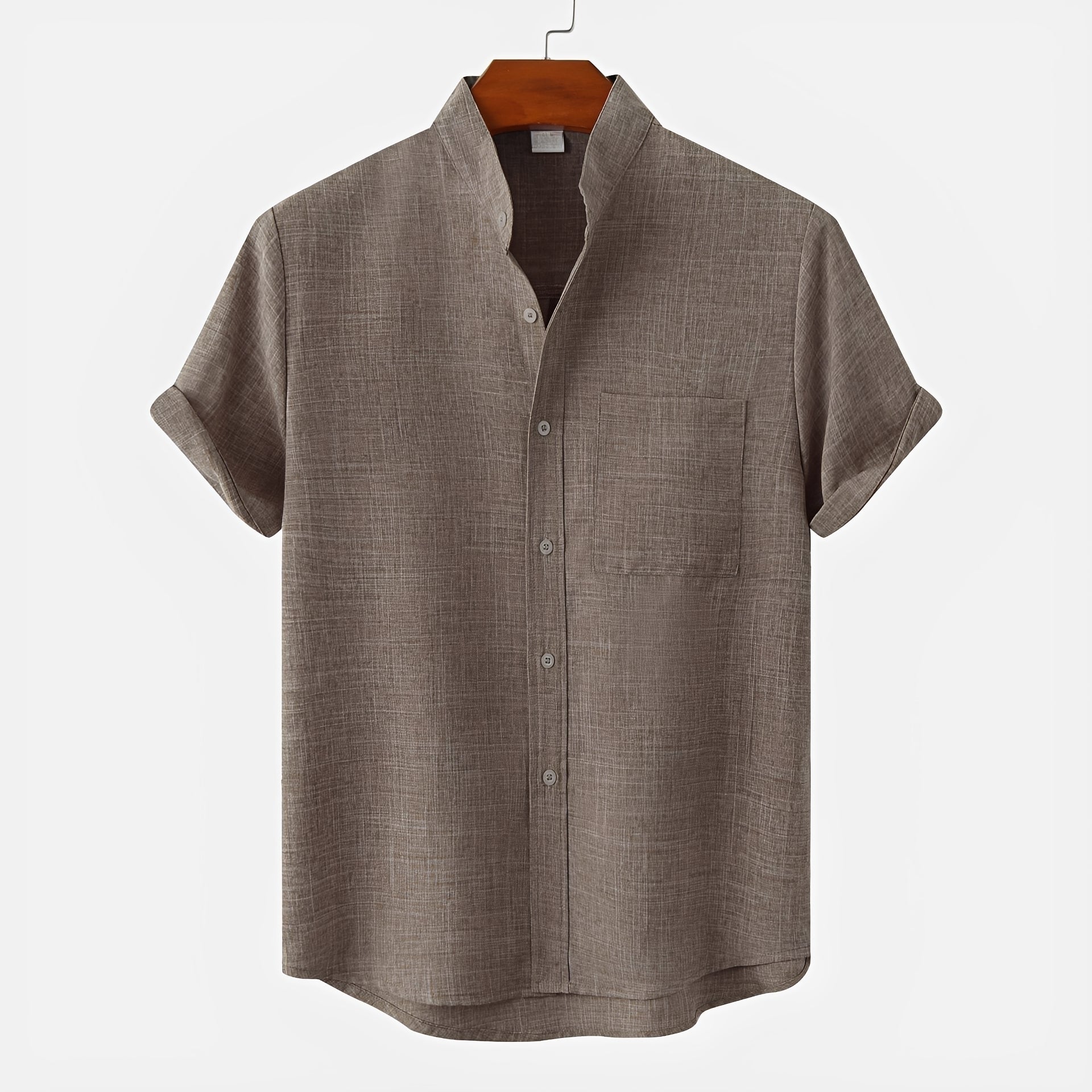 Garrett - Camisa Cómoda de Manga Corta