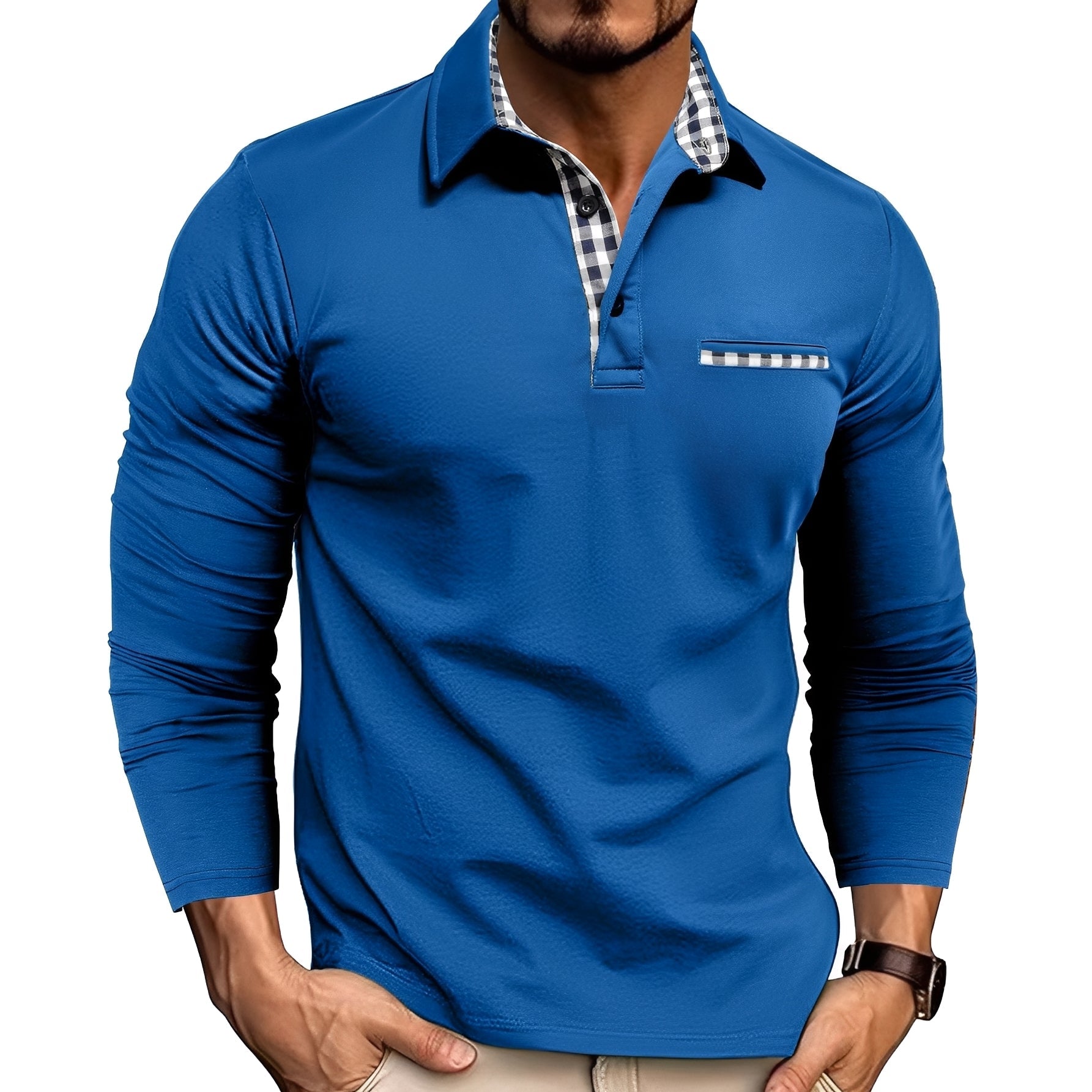 Rupert - Polo de manga larga casual