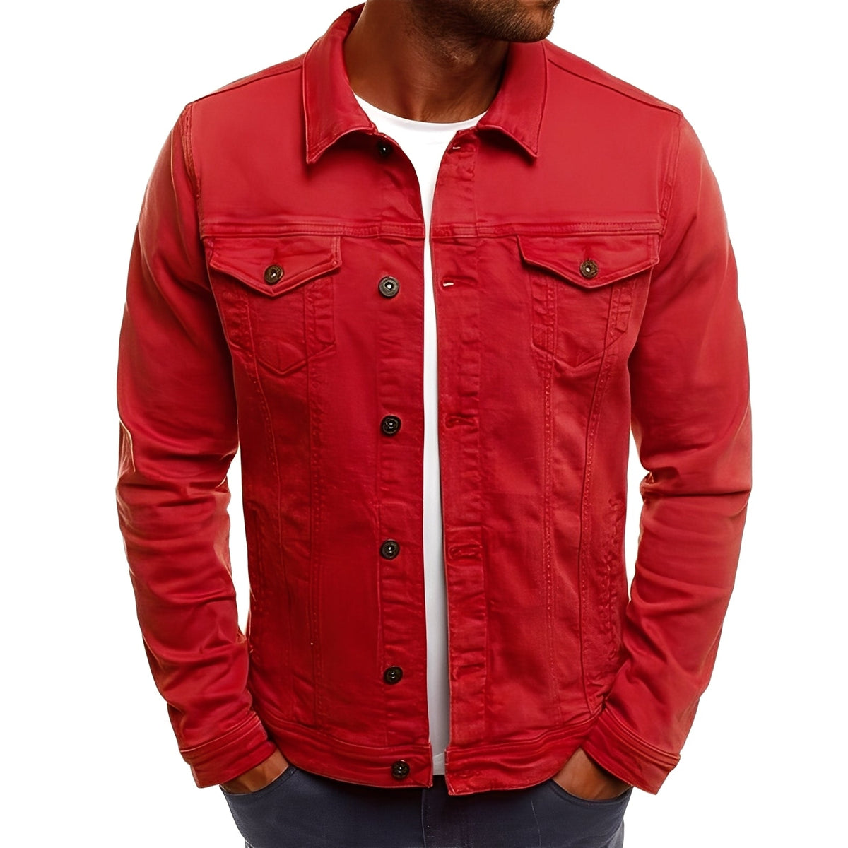 Steven - Chaqueta robusta con bolsillos