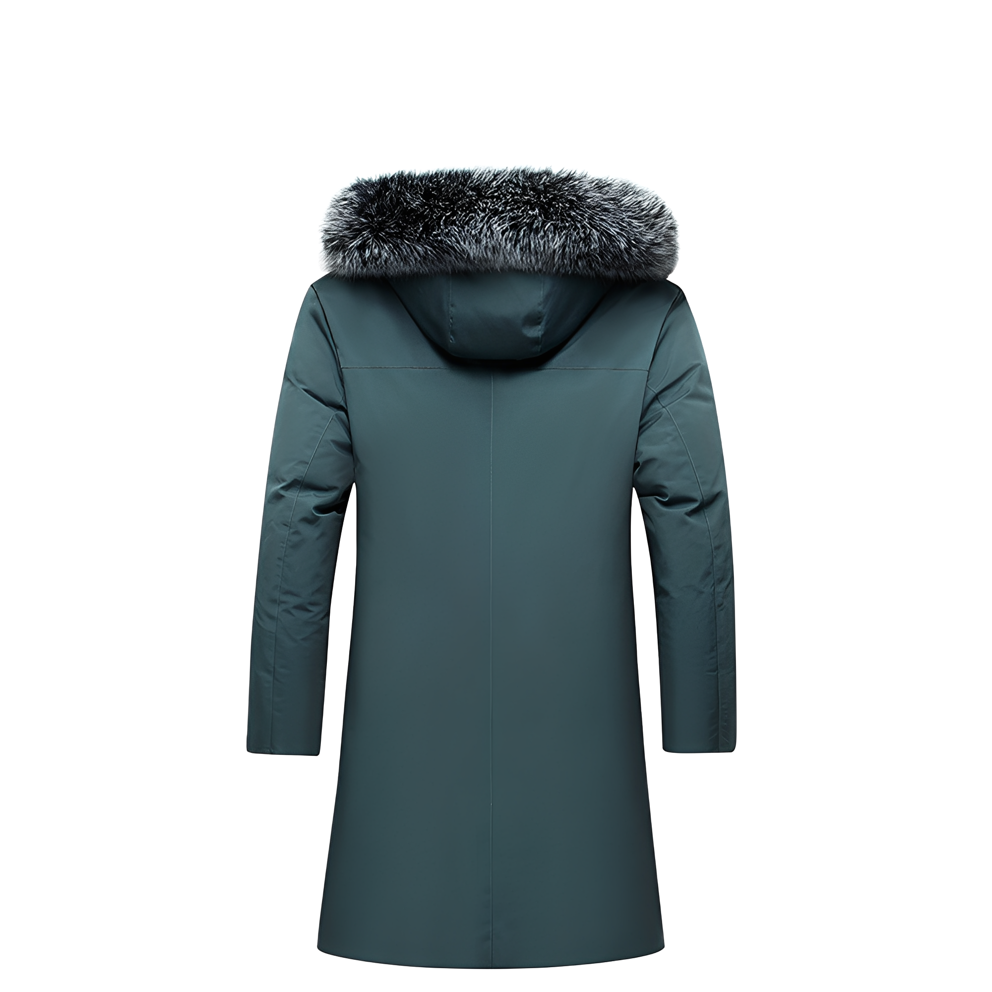 Crosby - Chaqueta de plumas con capucha de piel para hombres