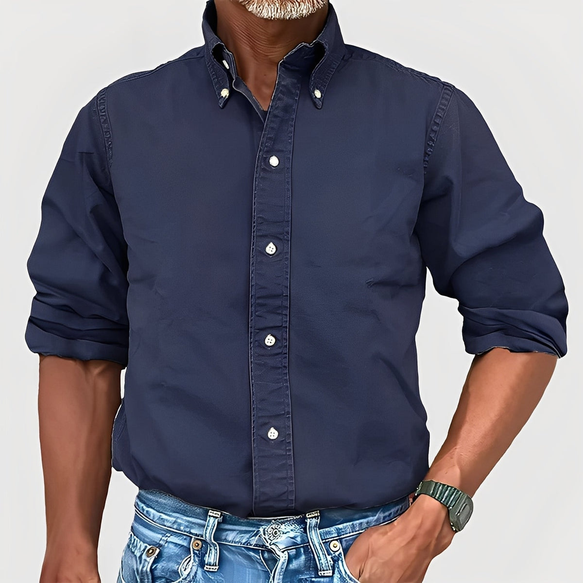 Micheal - Camiseta de manga larga cómoda