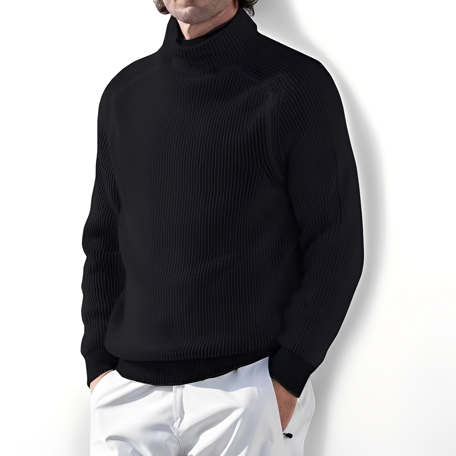 Jarrett - Suéter con cuello alto