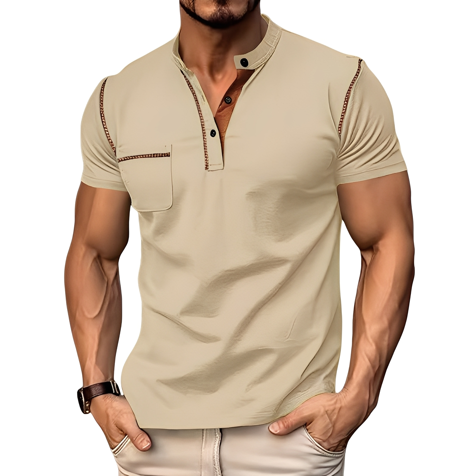 Brandon - Polo sofisticado