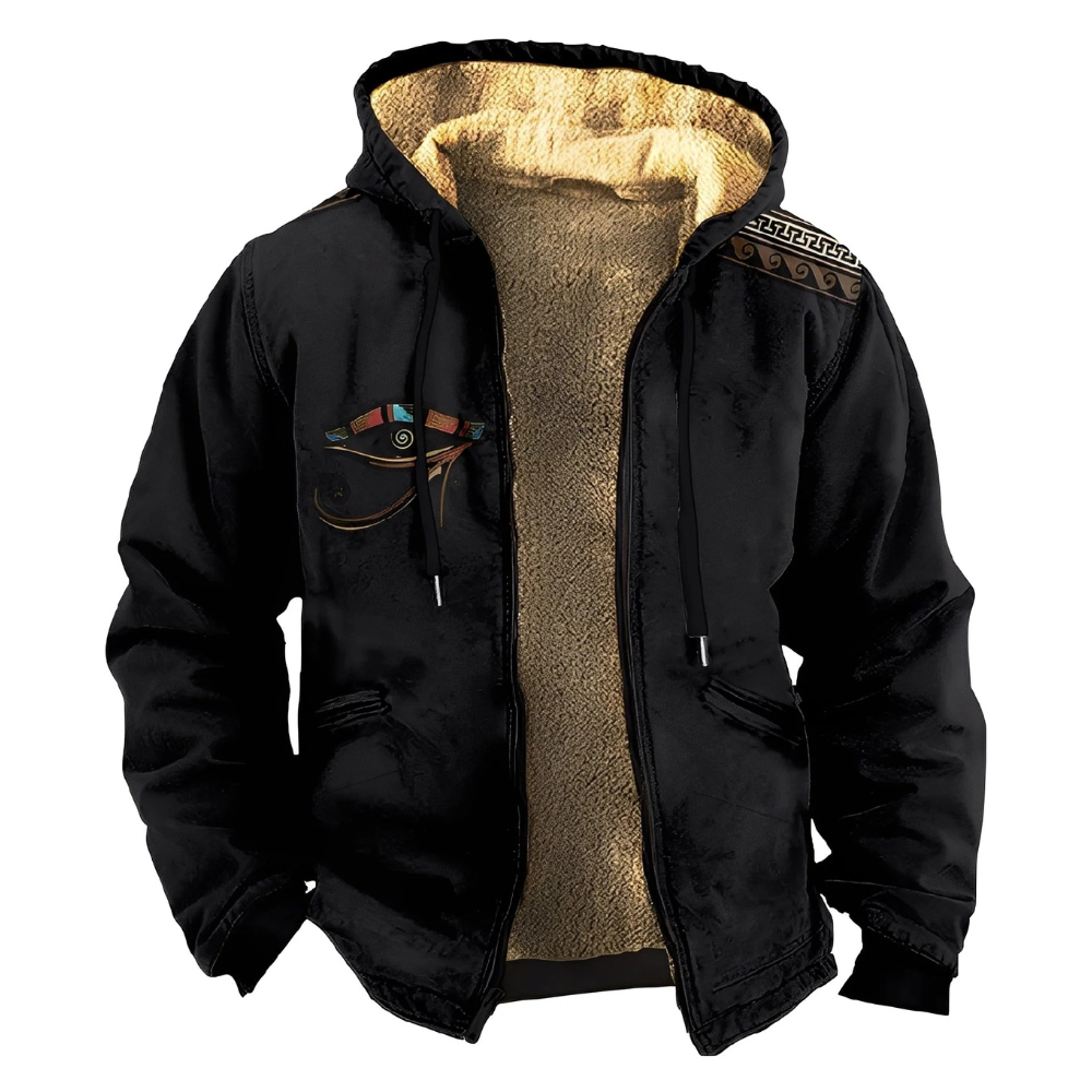 Mervin - Sudadera con capucha cálida y colorida para hombres