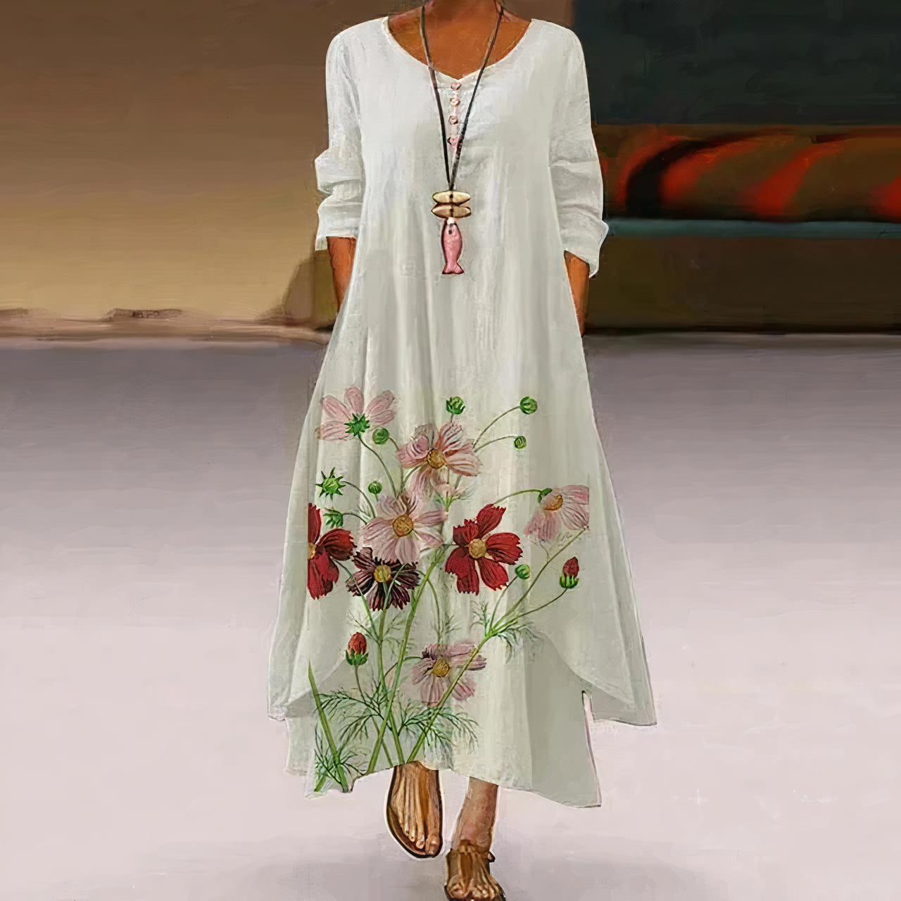 Flor – Vestido Elegante