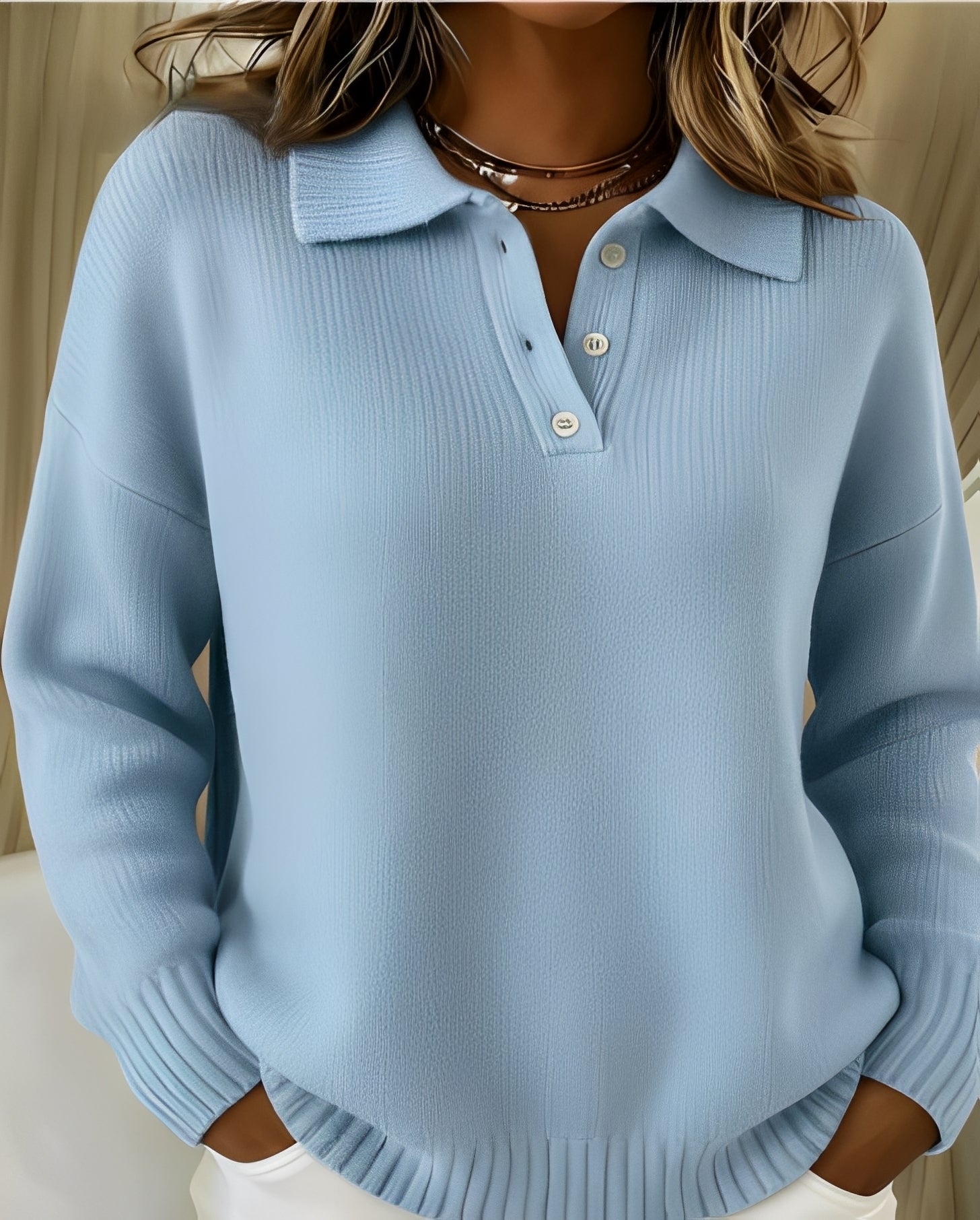Yancy - Elegante cardigan holgada para mujeres