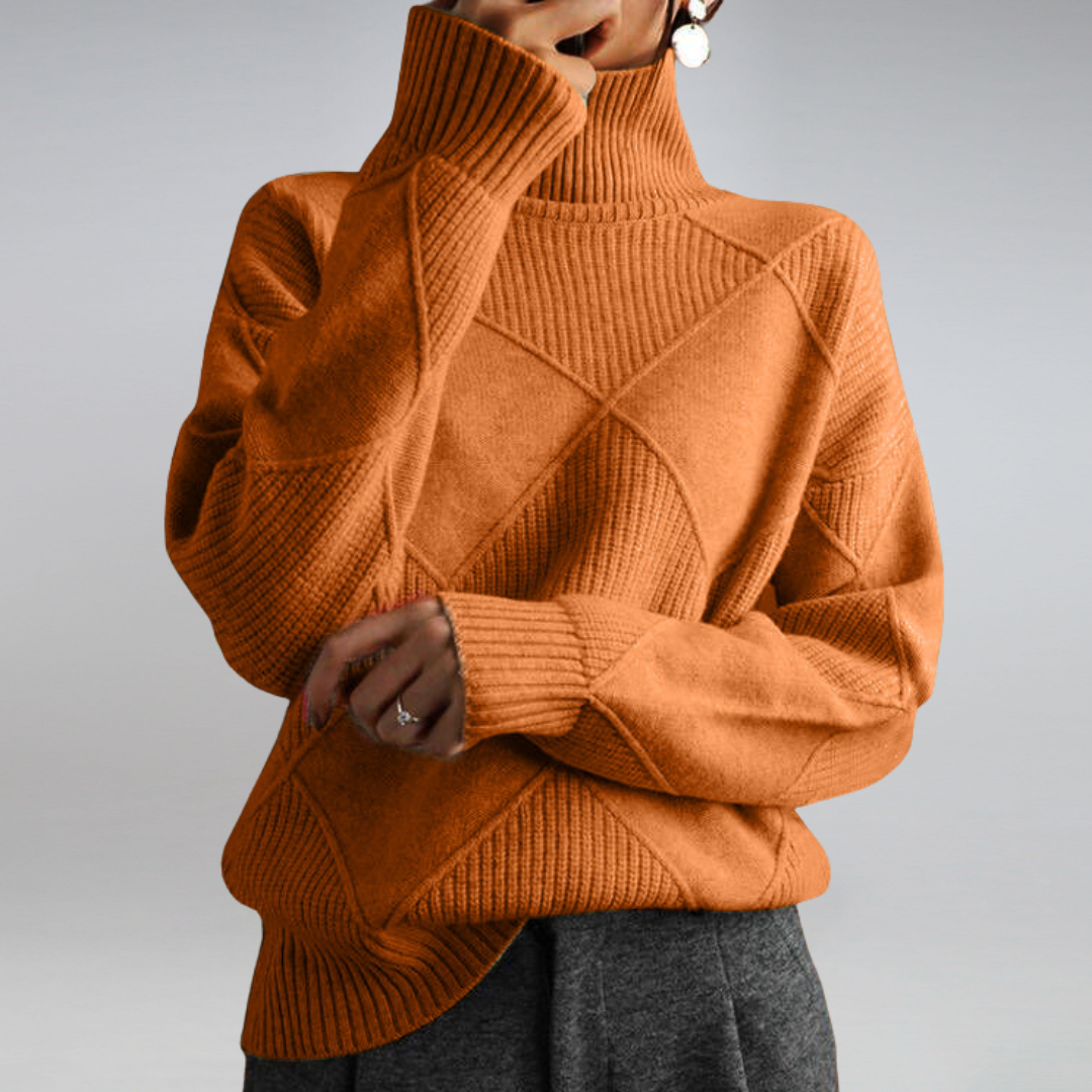 Camille - Suéter de cuello alto para mujeres