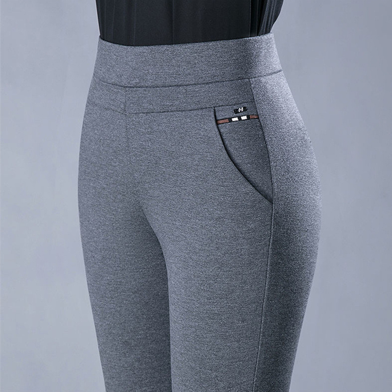 Athena - Pantalones elásticos elegantes de talle alto para mujeres
