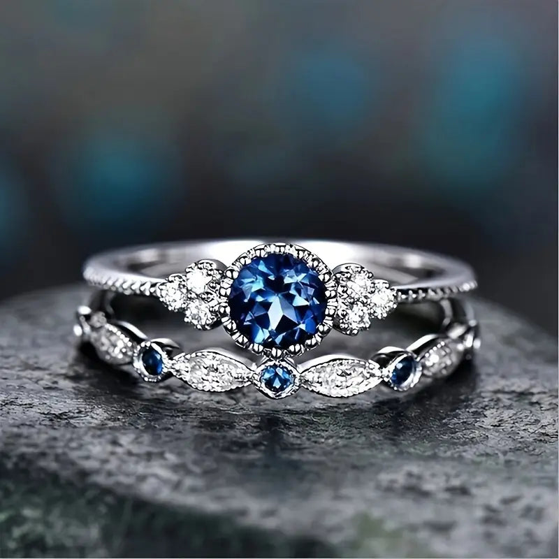 Moraziel – Conjunto de anillos de plata