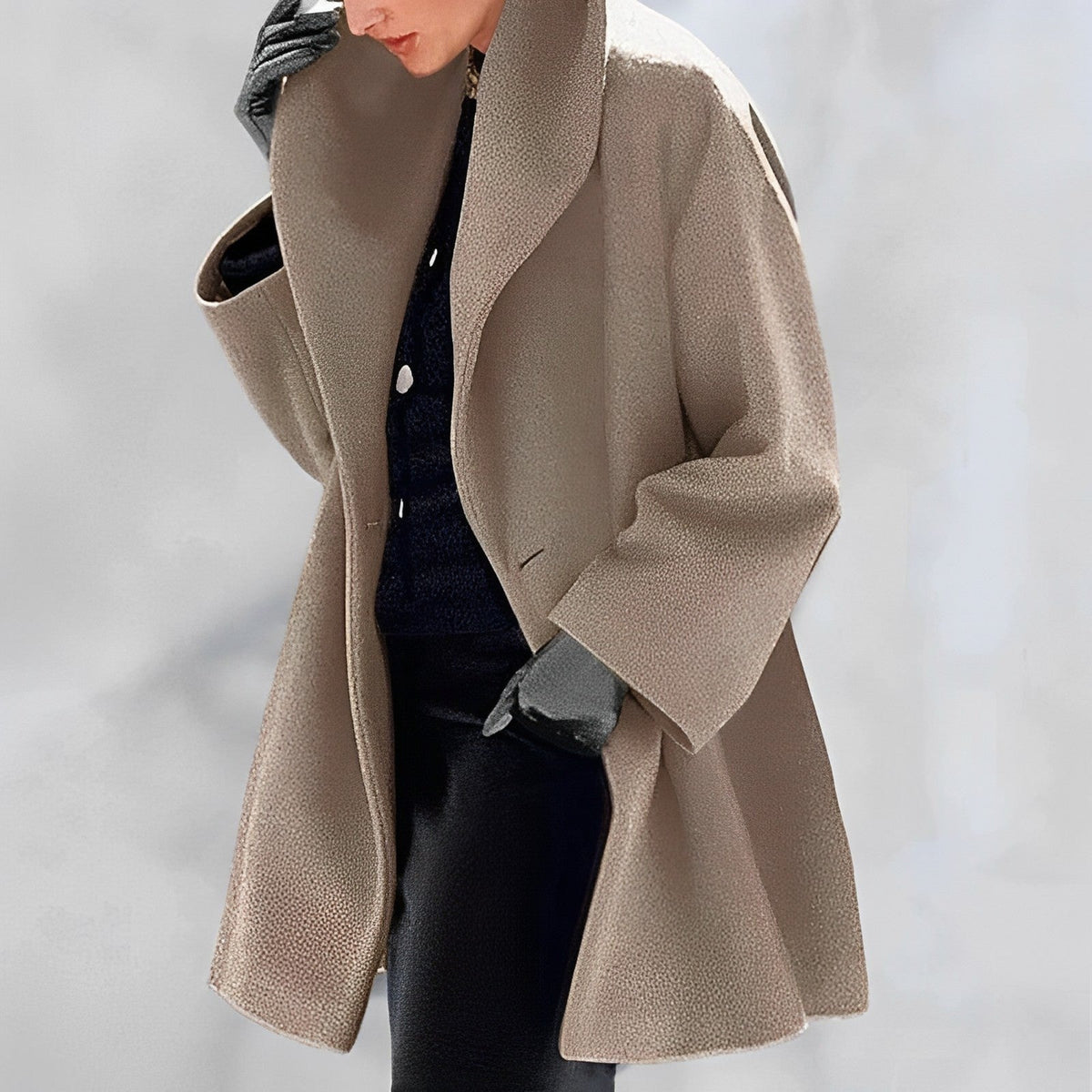 Verlie - Abrigo con capucha elegante y cálido