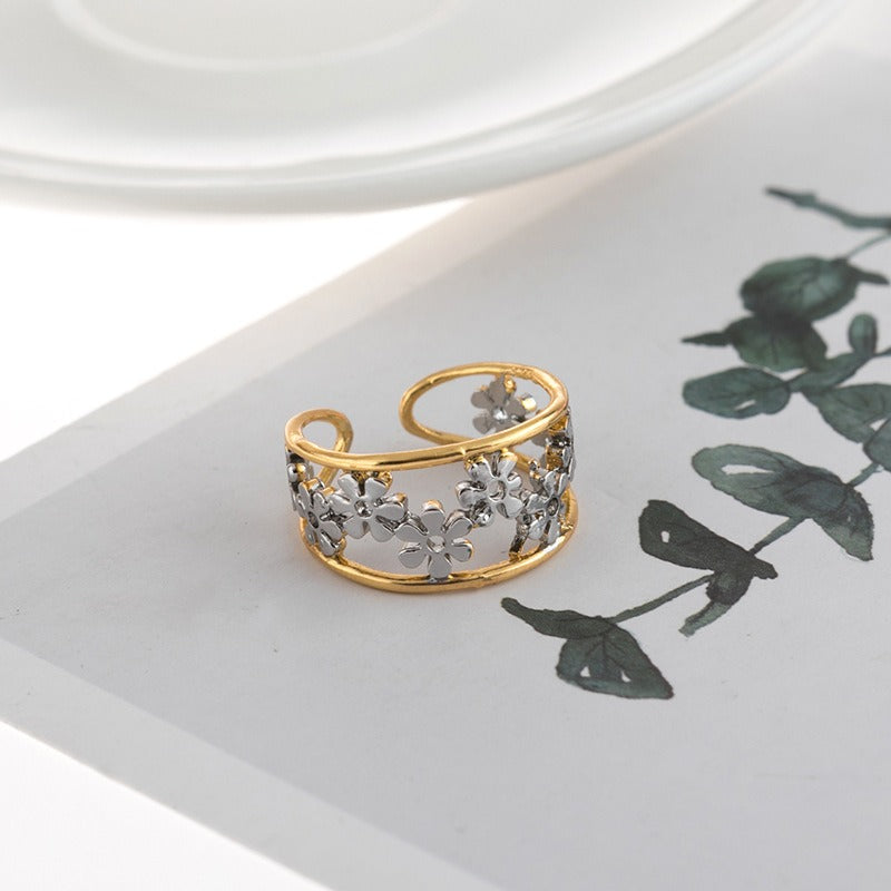 Merina – Anillo asimétrico de margarita