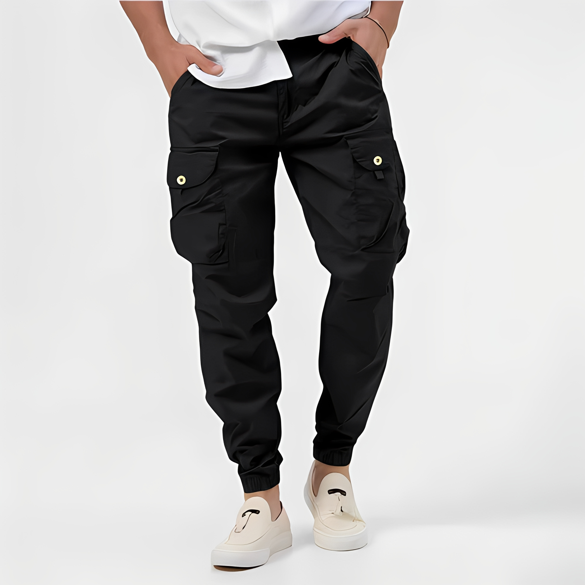 Glendel - Pantalones cargo a la moda para hombre