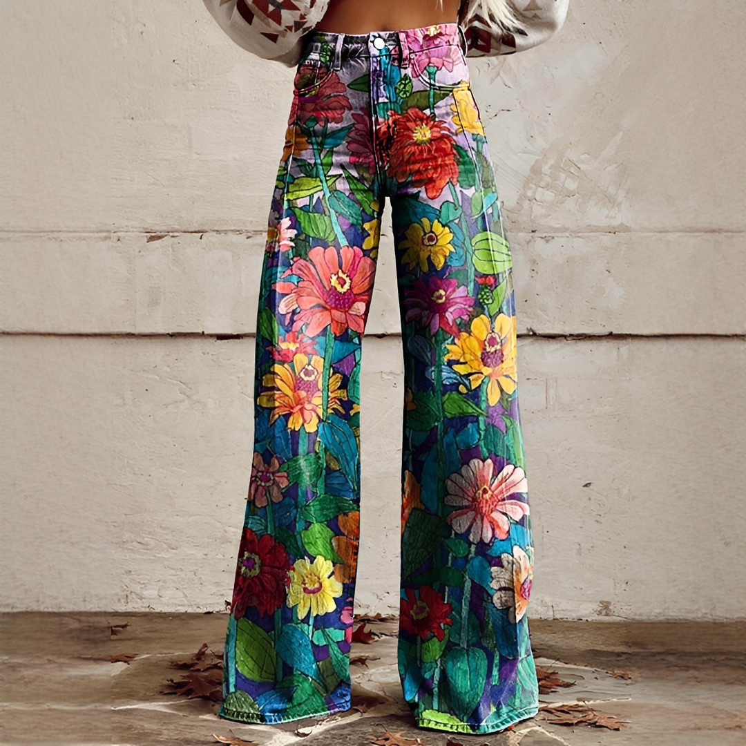 Shannon - Pantalones Anchos y Elegantes