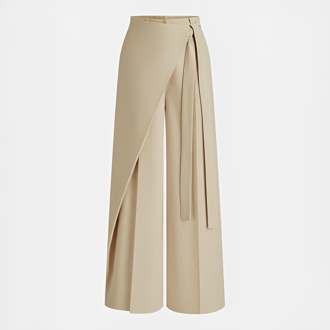 Leilani - Pantalones asimétricos de pierna ancha