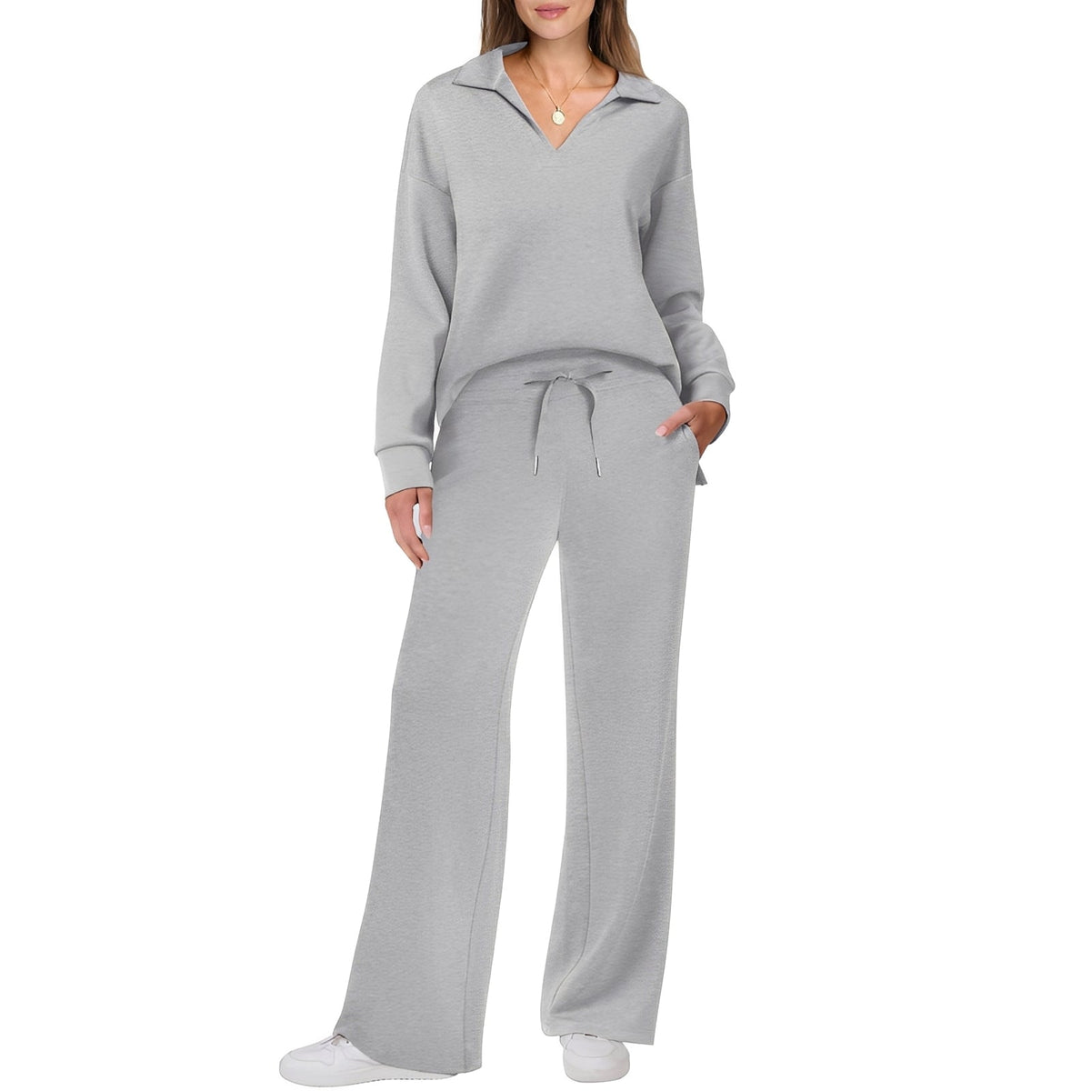 Carmena - Conjunto de pantalones cómodo y cálido