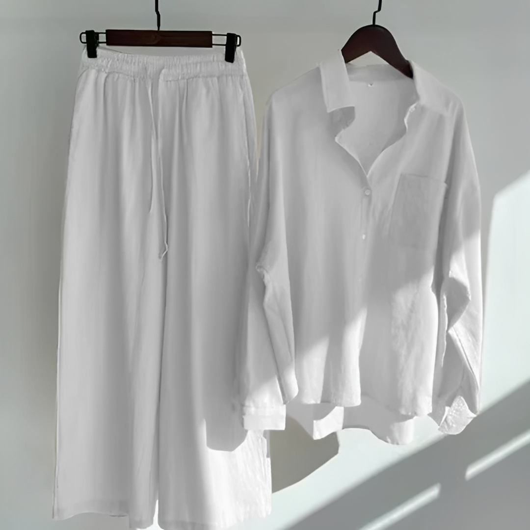 Madalynn - Conjunto de Pantalones de Ajuste Relajado