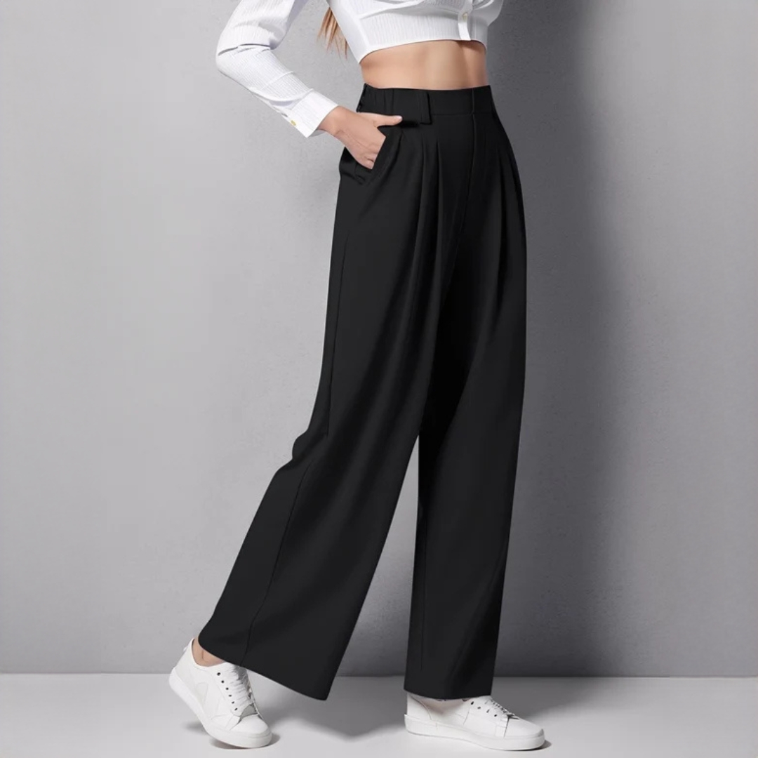Montana - Pantalones elegantes de pierna ancha