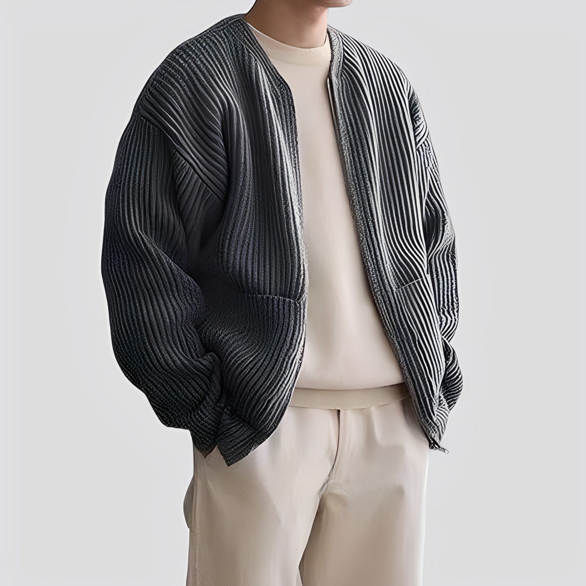 Willy - Chaqueta cómoda con cremallera