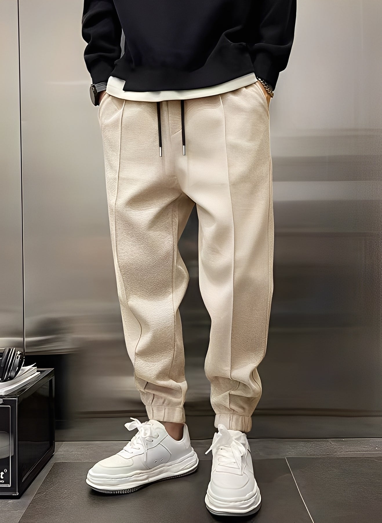 Philip - Pantalón Casual de Corte Amplio para Hombre