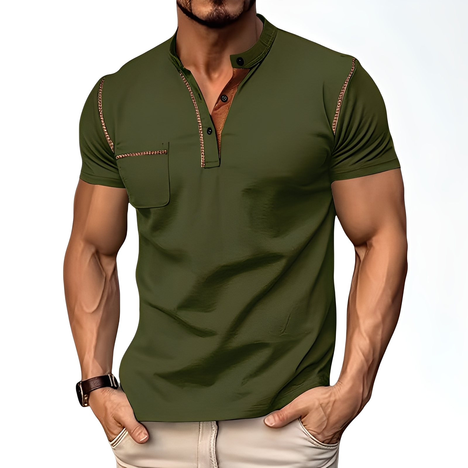 Brandon - Polo sofisticado