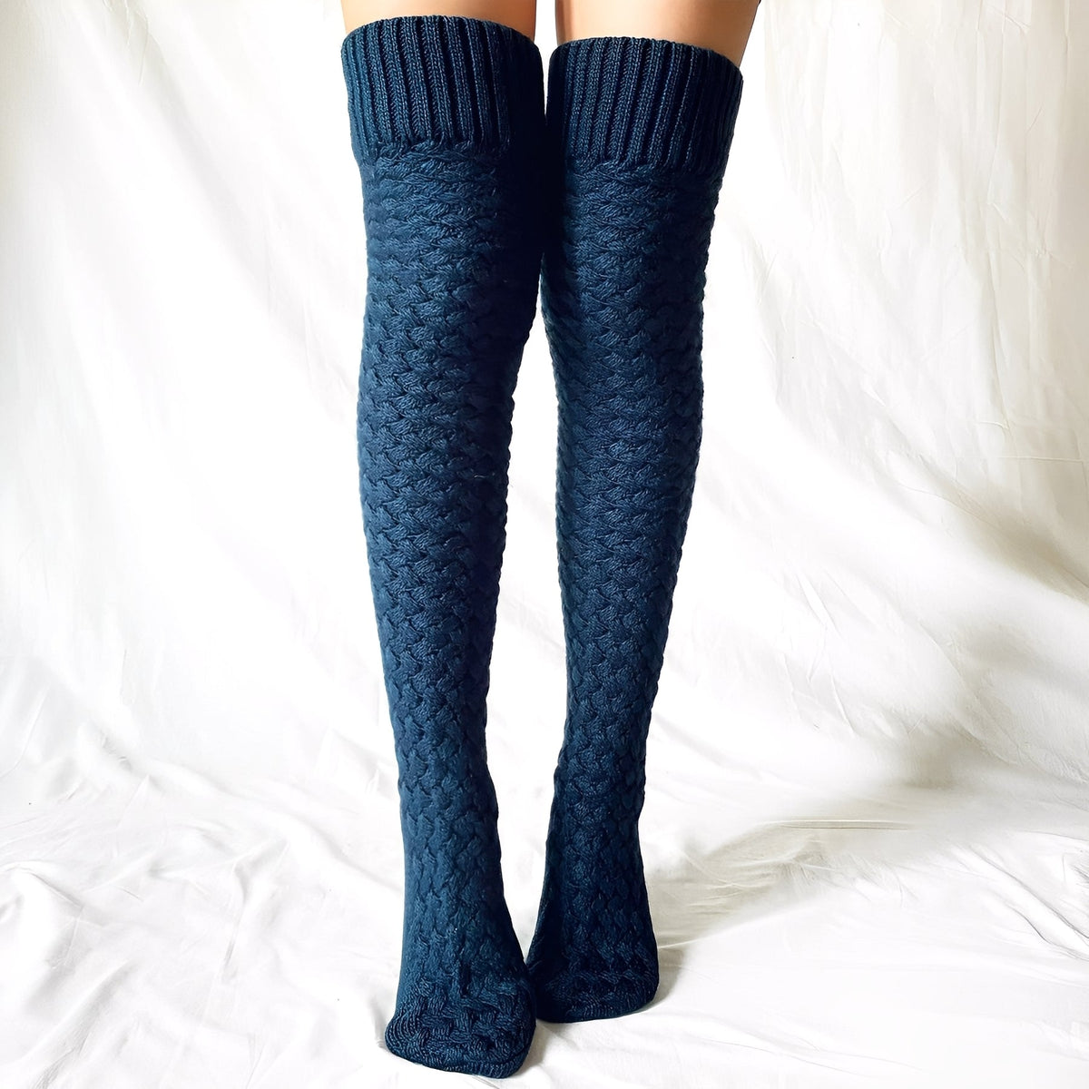 Madeline - Calcetines por encima de la rodilla acogedores
