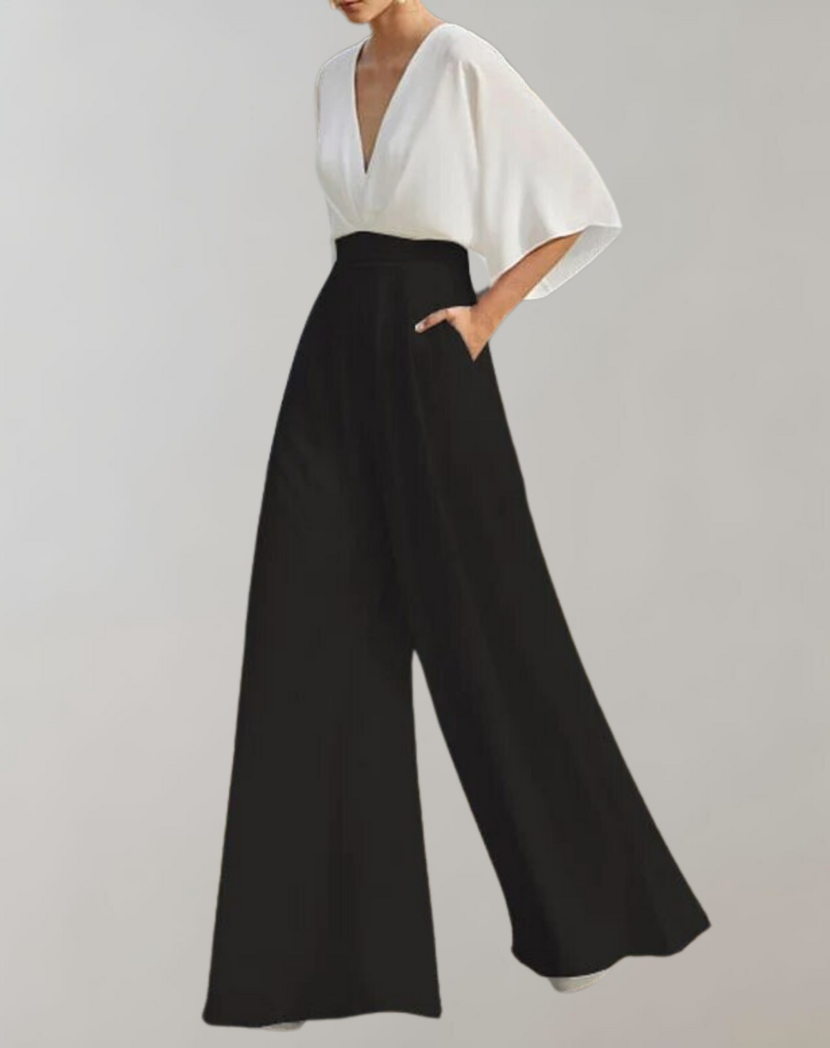 Melanie - Combinación descontracturada con pantalones anchos